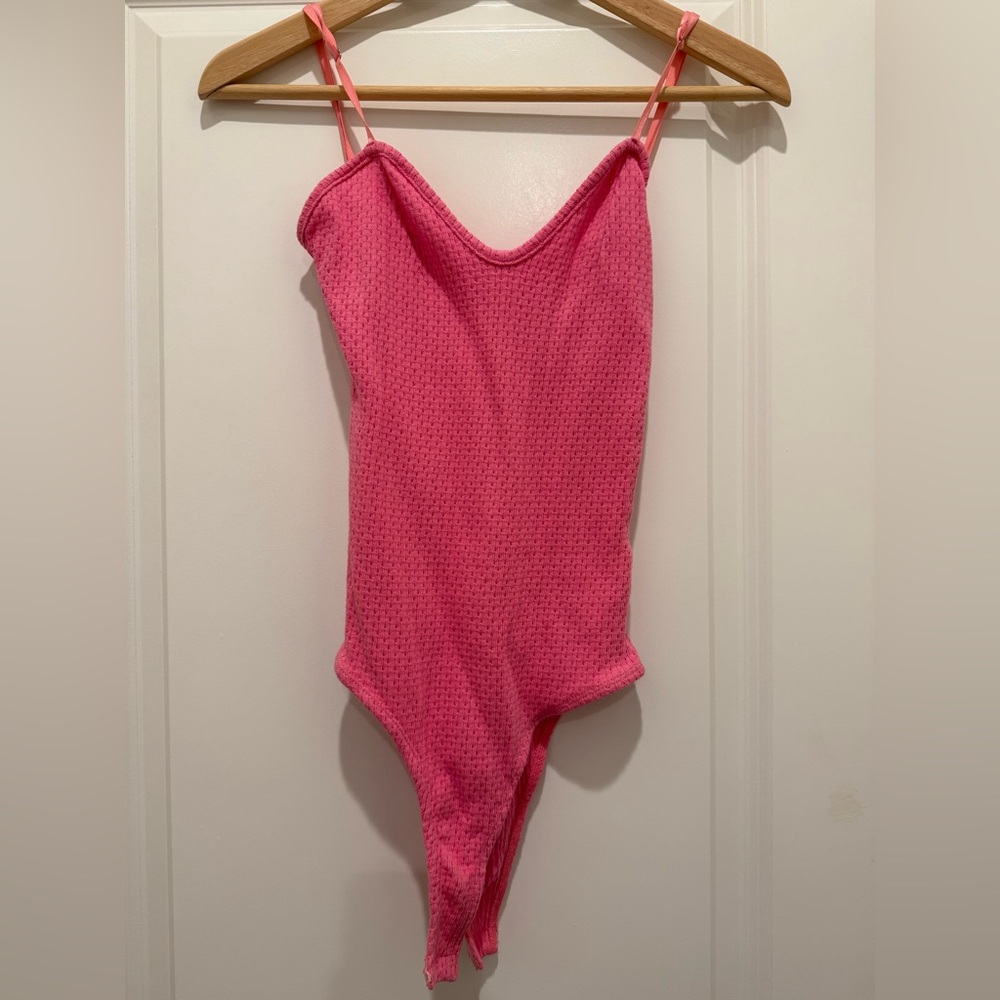 Hot Pink Nanamacs bodysuit